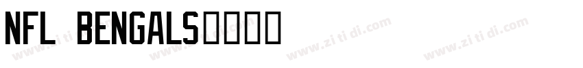 NFL Bengals字体转换